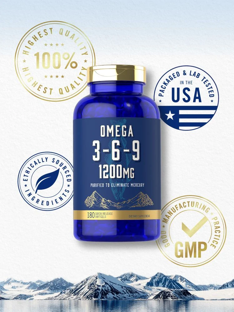 Omega 3-6-9 1200mg | 180 Softgels - Image 5