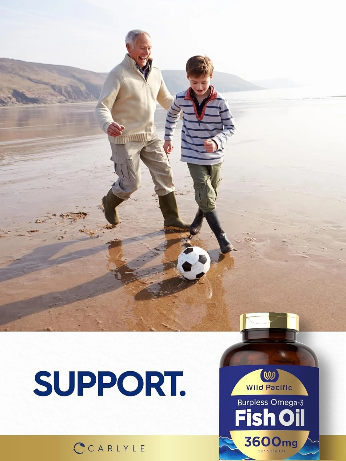 Omega-3 Fish Oil 3600mg per serving | 300 Softgels - Image 6