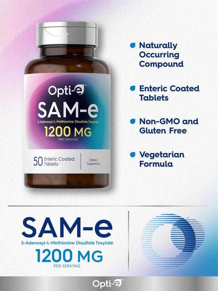 Opti-E Sam-E 1200mg per serving | 50 Tablets - Image 3