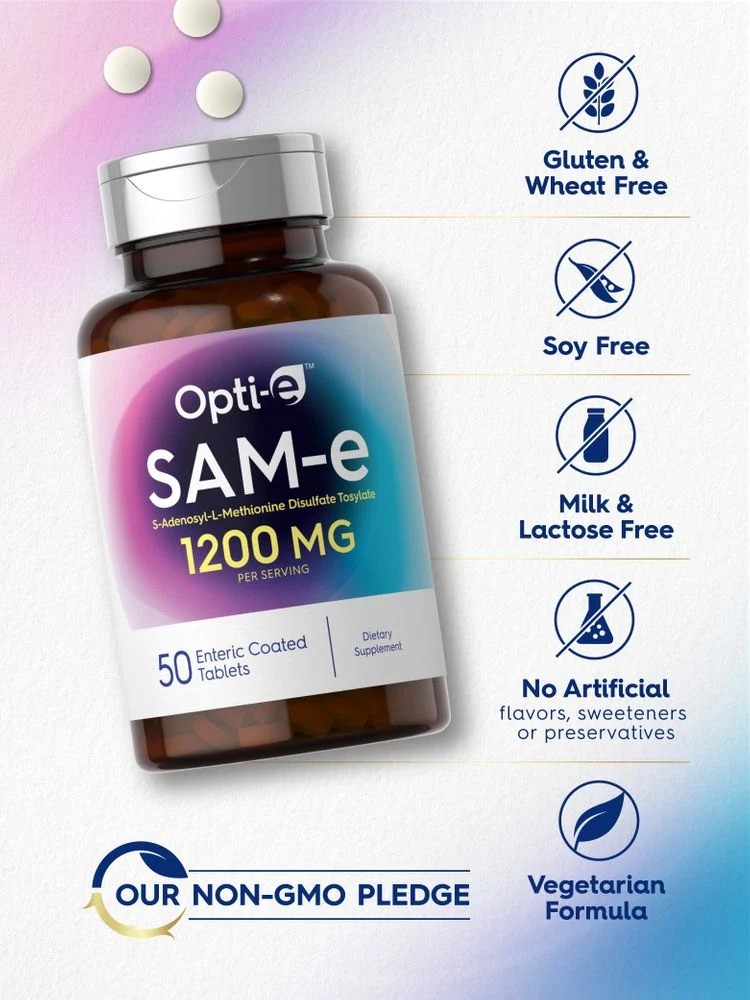 Opti-E Sam-E 1200mg per serving | 50 Tablets - Image 4