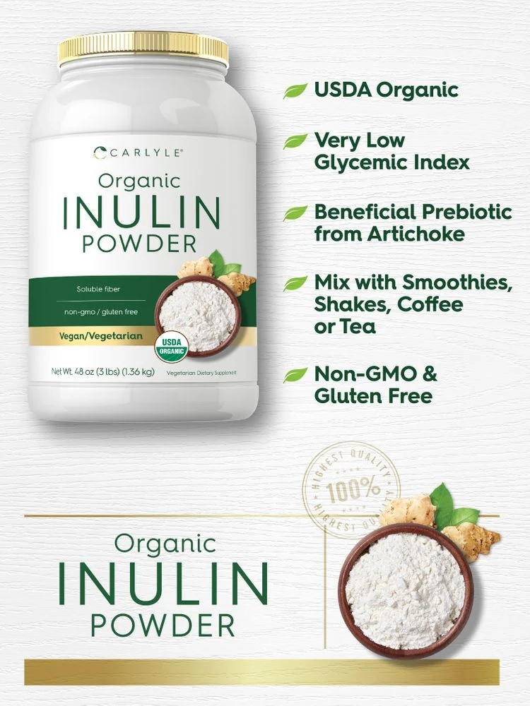 Organic Inulin Powder | 48oz - Image 3