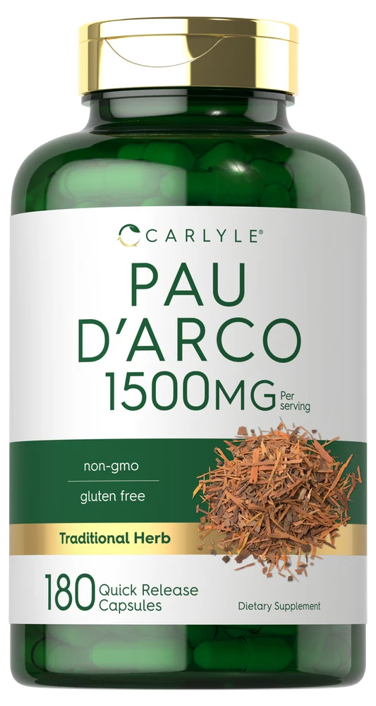 Pau D'Arco 1500mg per serving | 180 Capsules