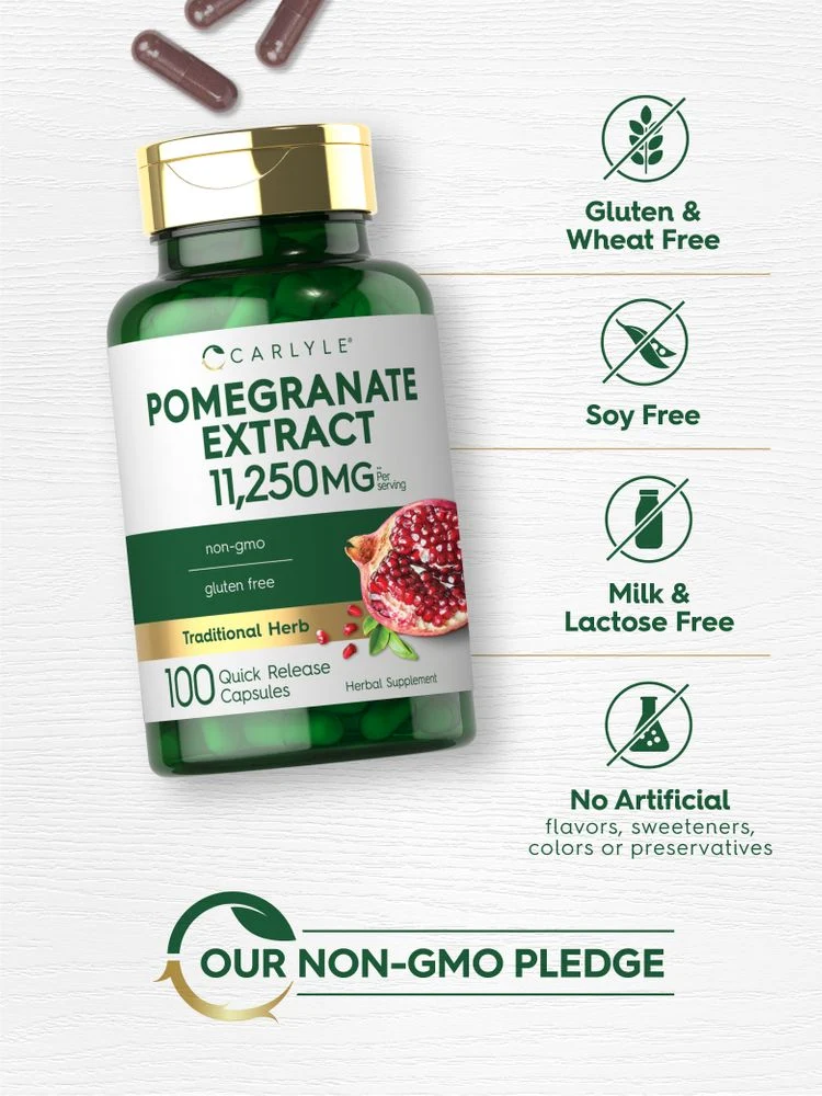Pomegranate Extract | 100 Capsules - Image 4