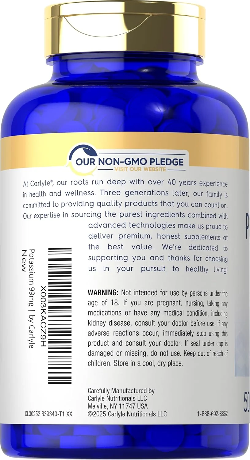 Potassium 99mg with Iodine | 500 Tablets - Image 3