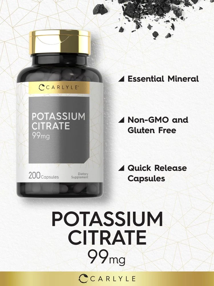 Potassium Citrate 99mg | 200 Capsules - Image 3