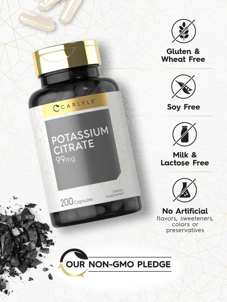 Potassium Citrate 99mg | 200 Capsules - Image 4