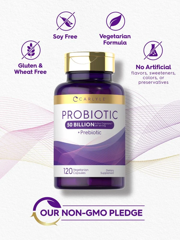 Prebiotic & Probiotic 50 Billion CFU per serving | 120 Capsules - Image 5