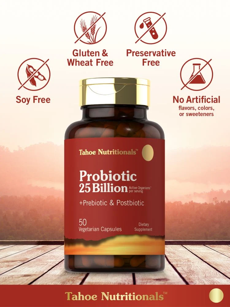 Prebiotic, Probiotic & Postbiotic 25 Billion CFU per serving | 50 Capsules - Image 5