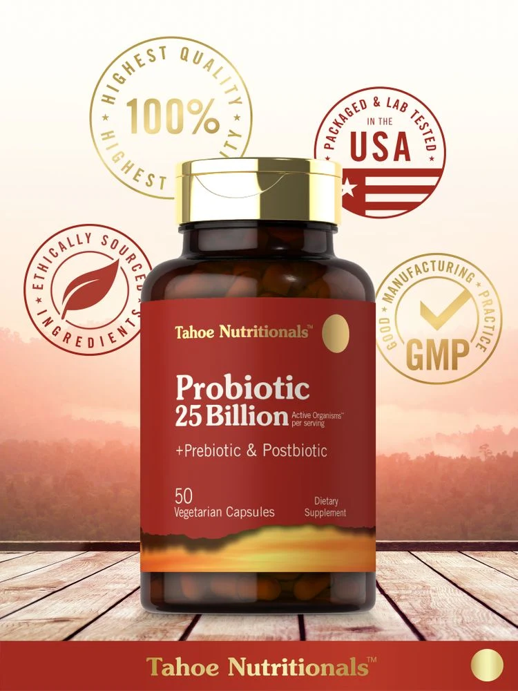 Prebiotic, Probiotic & Postbiotic 25 Billion CFU per serving | 50 Capsules - Image 6