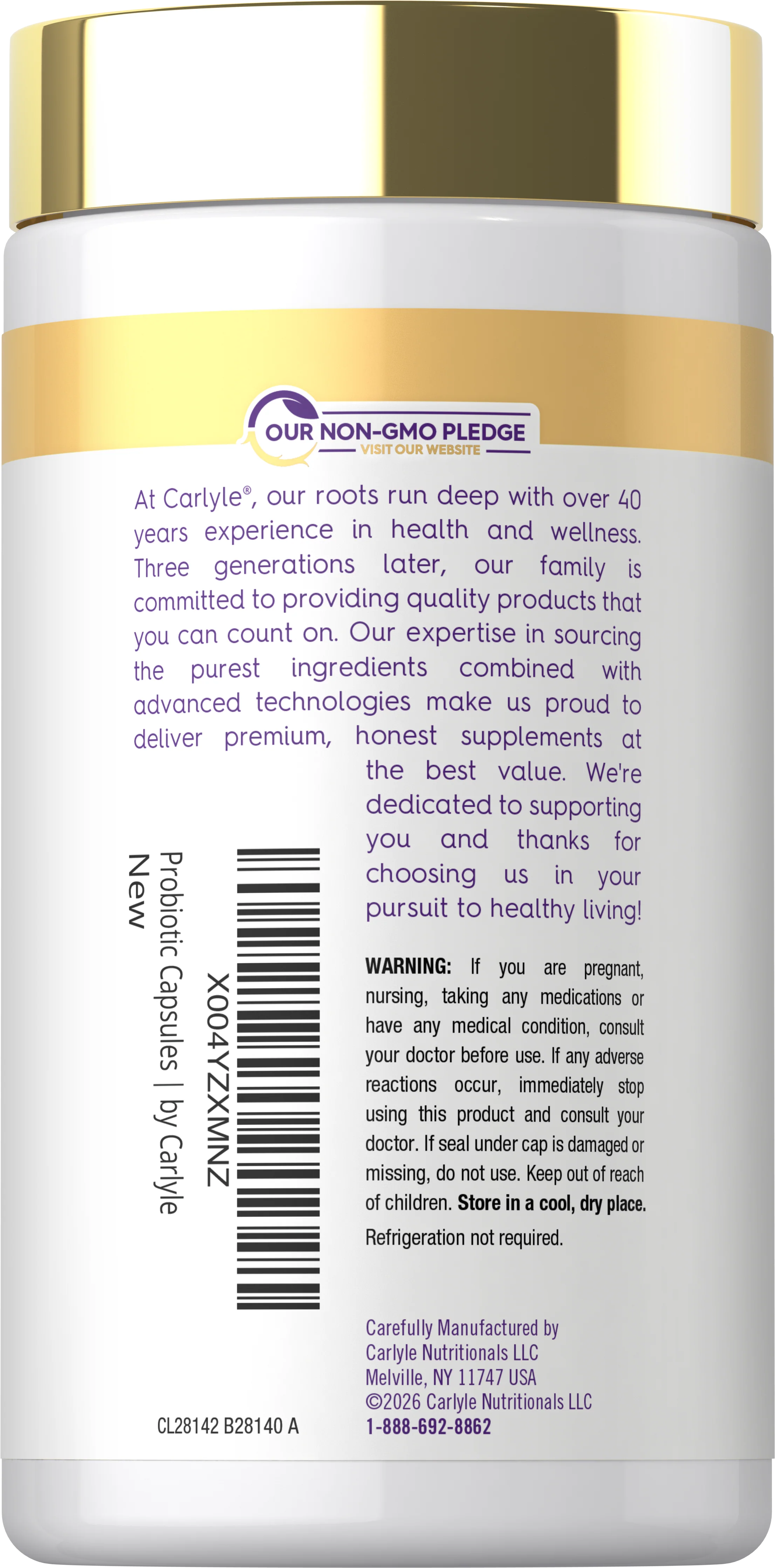 Probiotic 100 Billion CFU | 120 Capsules - Image 3