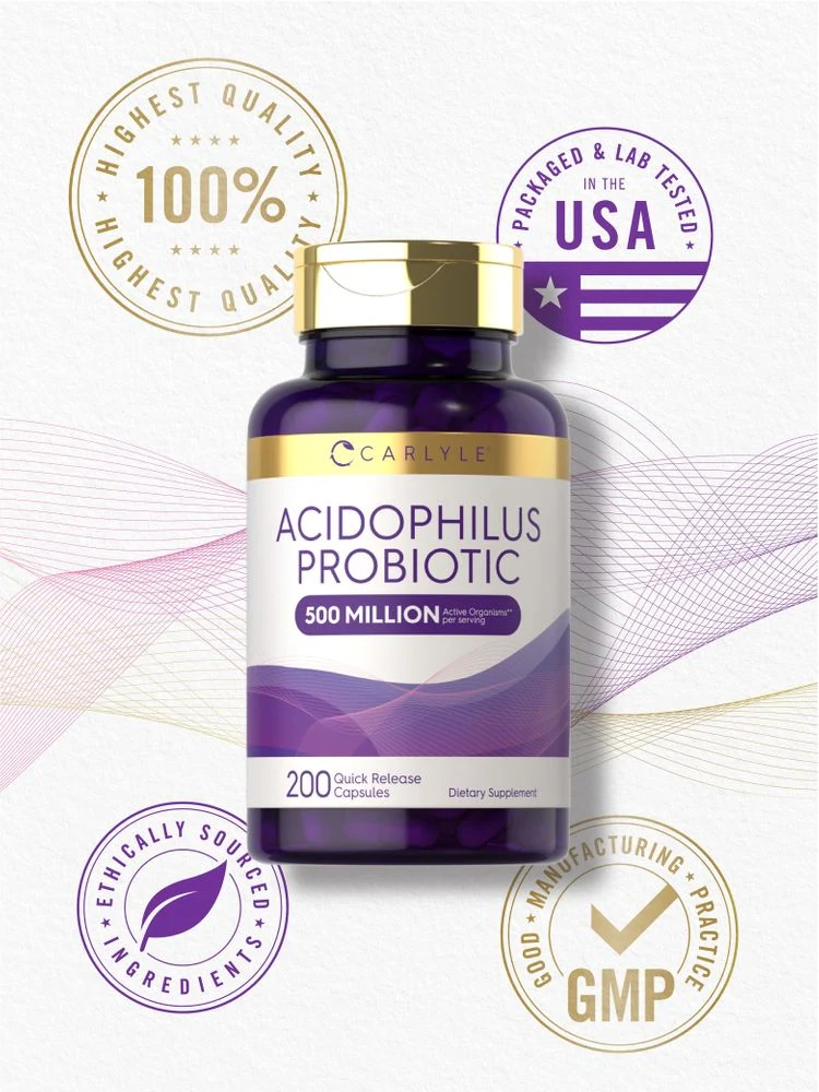 Probiotic Acidophilus 500 Million CFU | 200 Capsules - Image 6