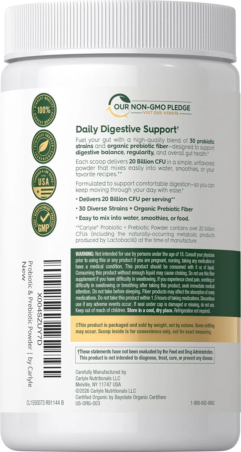 Probiotic and Prebiotic Powder | 20 Billion CFU - Image 3