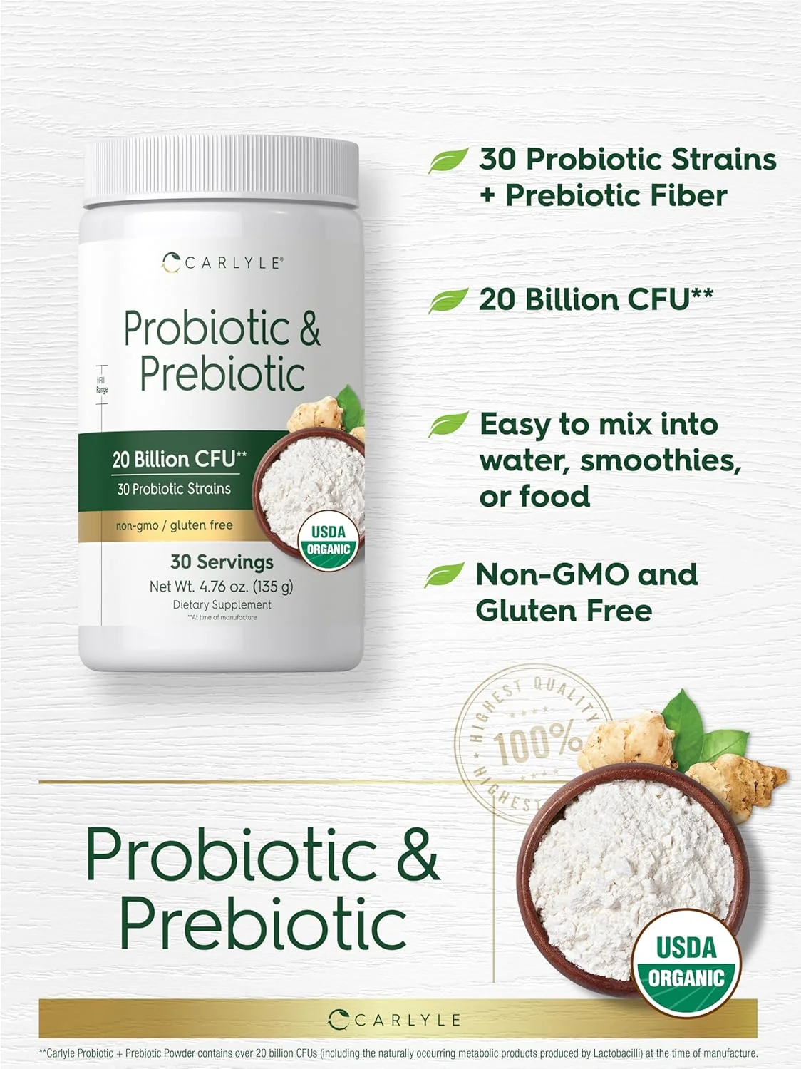 Probiotic and Prebiotic Powder | 20 Billion CFU - Image 4