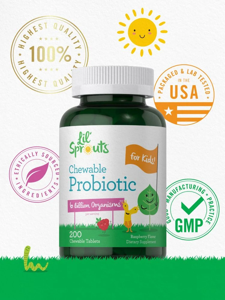 Probiotic for Kids 6 Billion CFUs per serving | 200 Tablets - Image 6