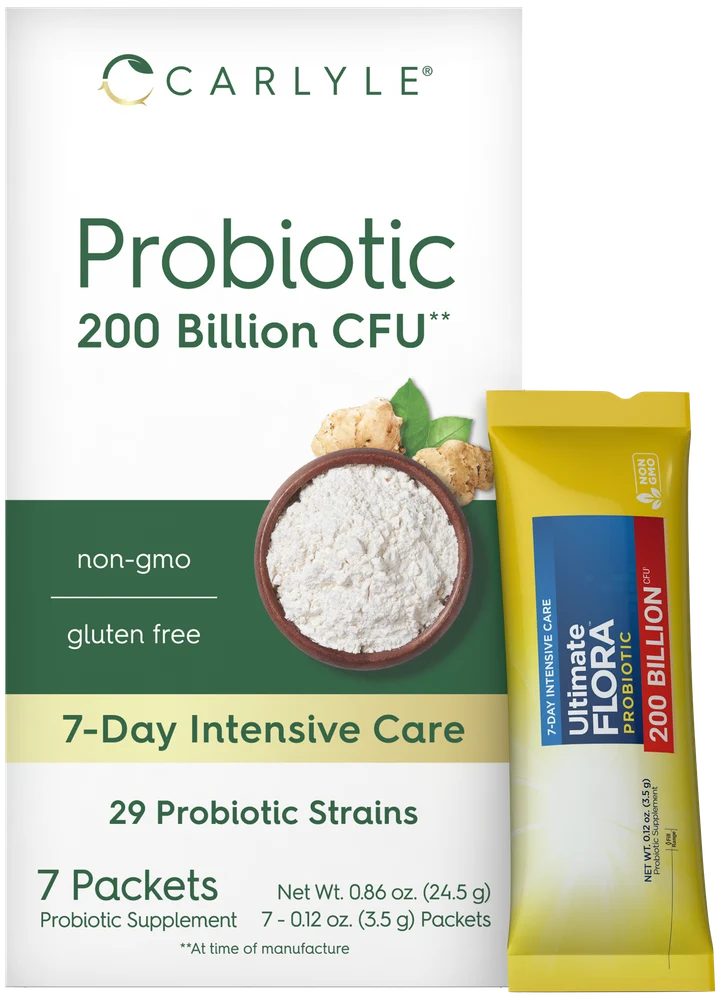 Probiotic for Men and Women | 200 Billion CFU | 7 Packets (3.5 g each)