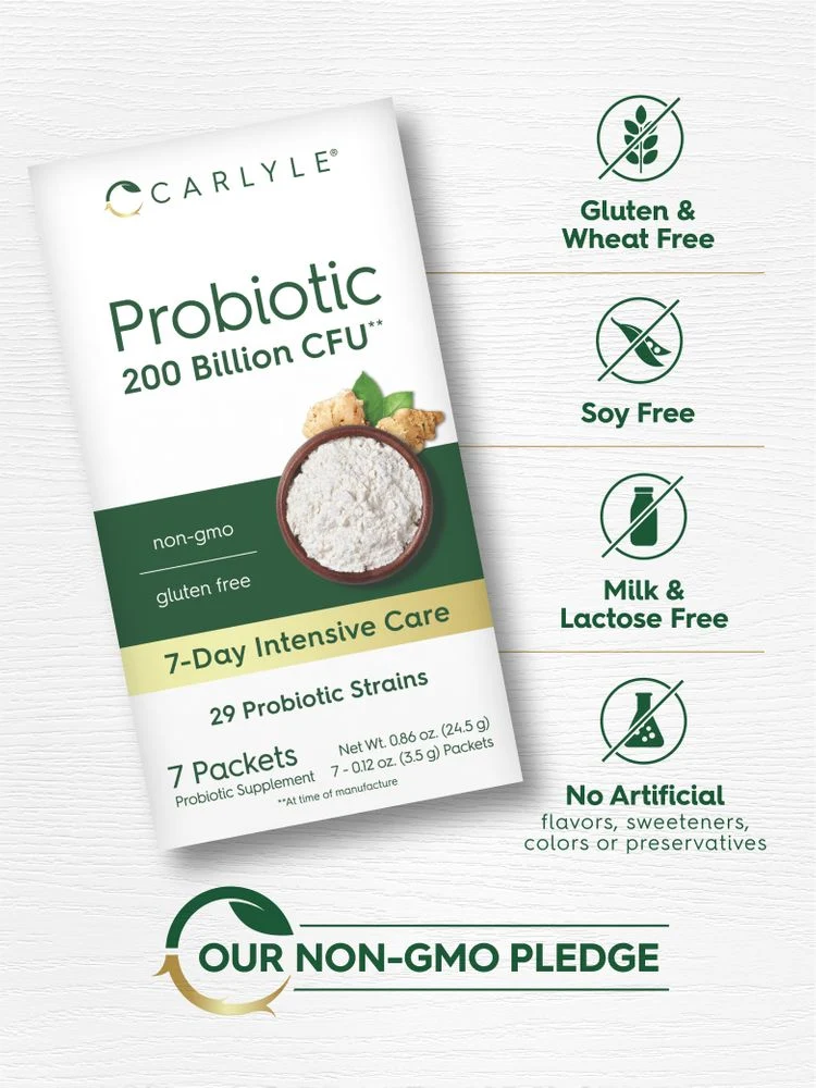 Probiotic for Men and Women | 200 Billion CFU | 7 Packets (3.5 g each) - Image 4