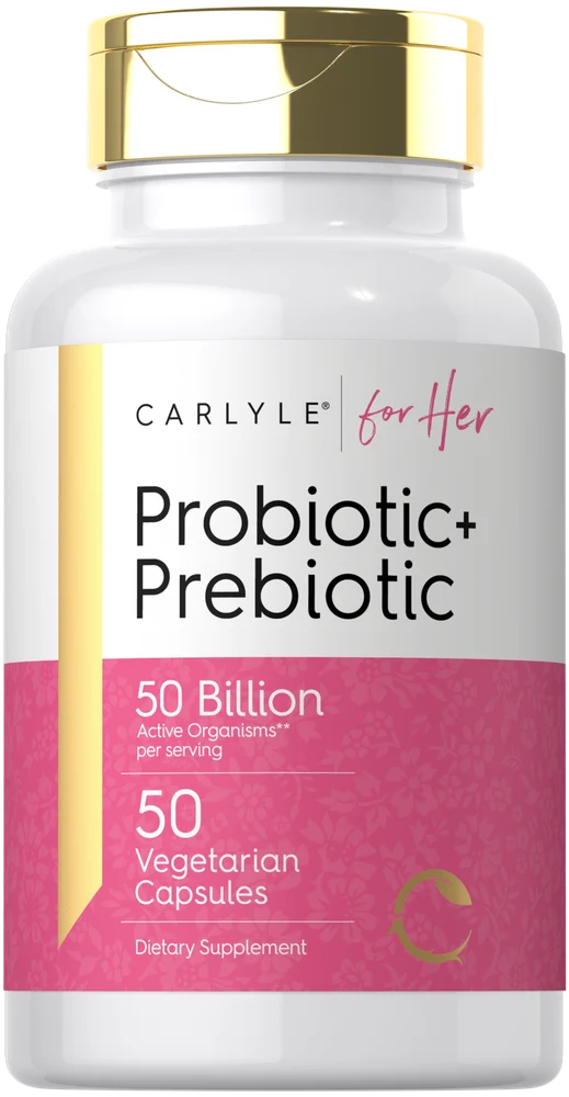 Probiotic & Prebiotic for Women | 50 Capsules