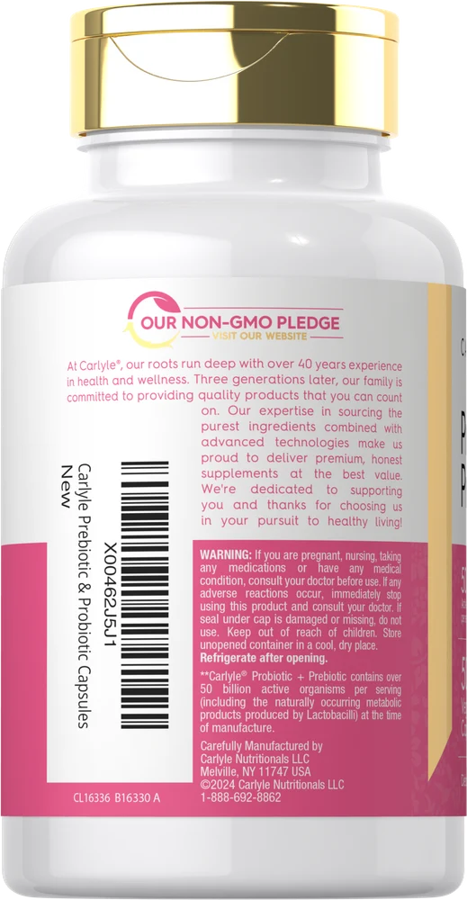 Probiotic & Prebiotic for Women | 50 Capsules - Image 3