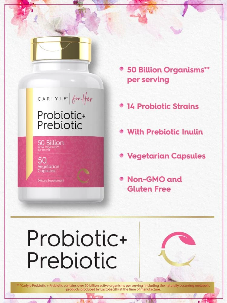 Probiotic & Prebiotic for Women | 50 Capsules - Image 4