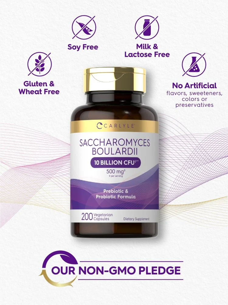 Probiotic Saccharomyces Boulardii 10 Billion CFUs per serving | 200 Capsules - Image 5