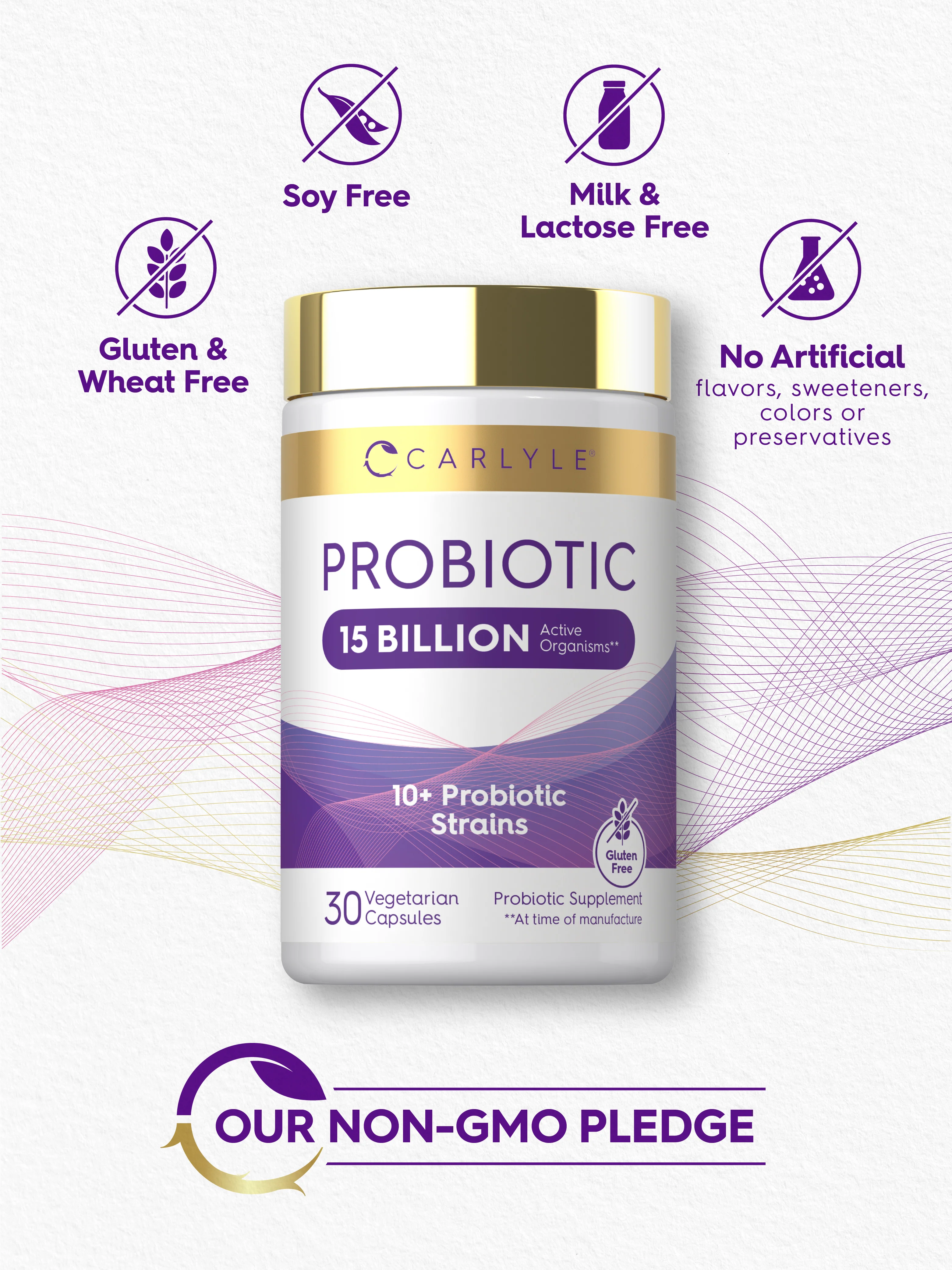 Probiotic Supplement | 15 Billion CFU | 30 Capsules - Image 5