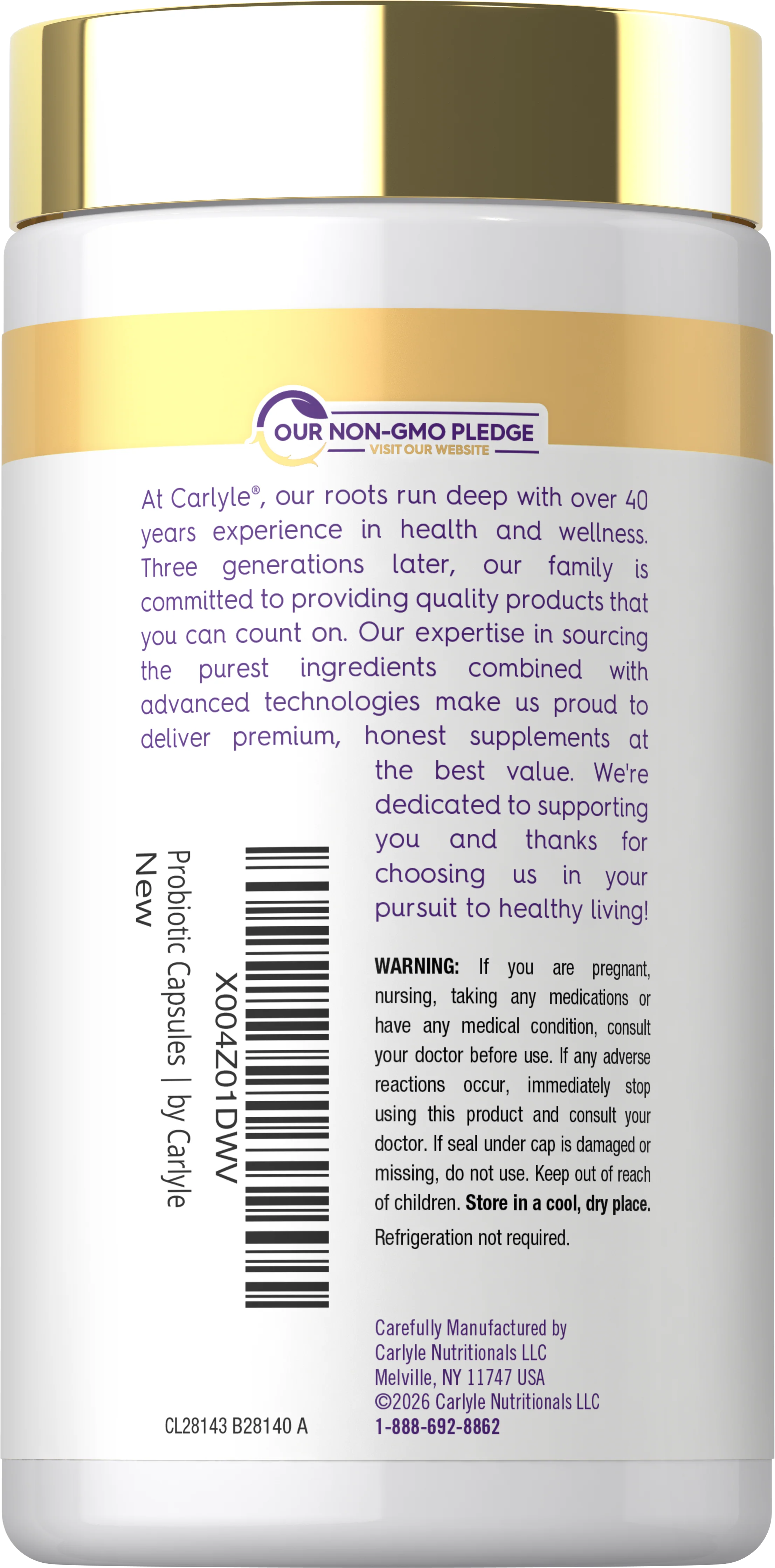 Probiotic with Prebiotics 150 Billion CFU | 30 Capsules - Image 3