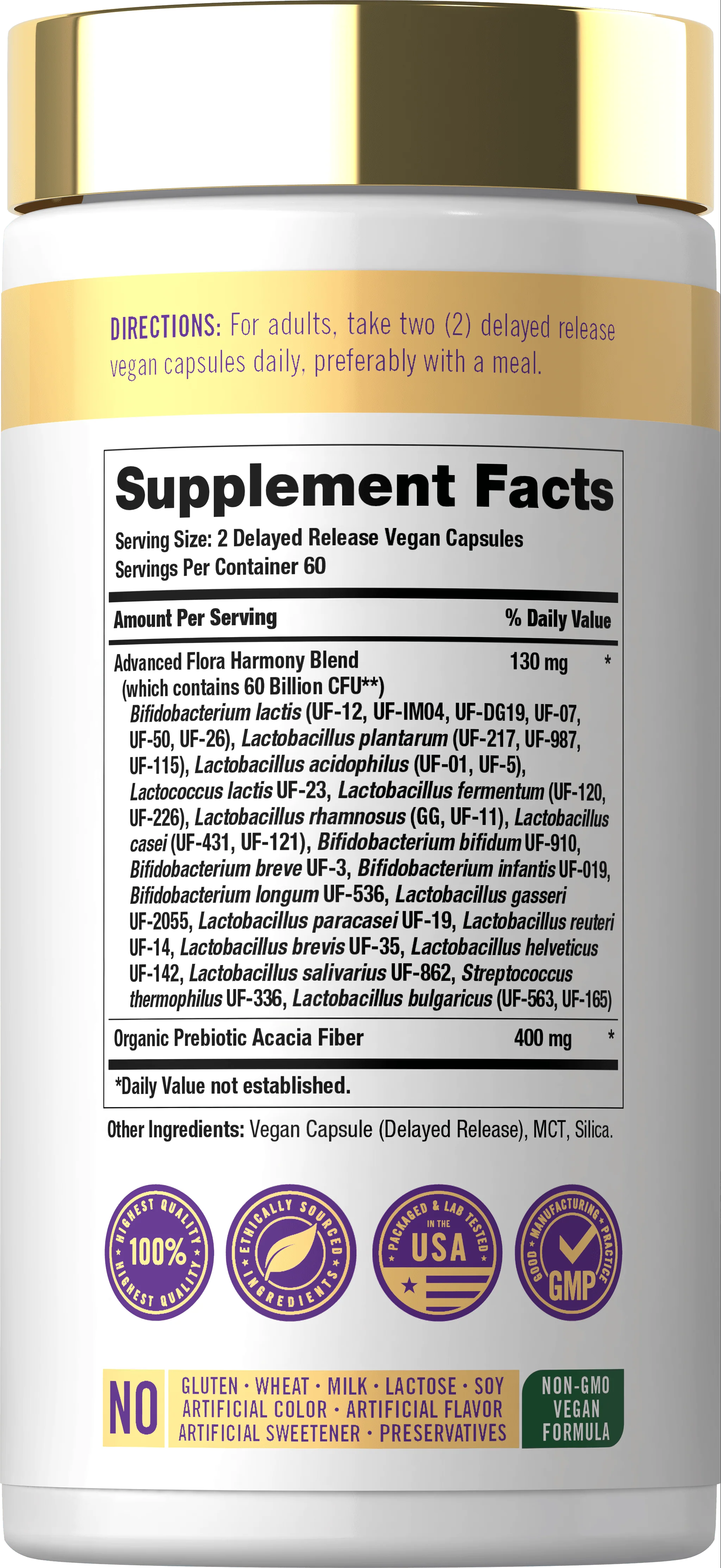Probiotics for Women and Men | 60 Billion CFU - Image 2