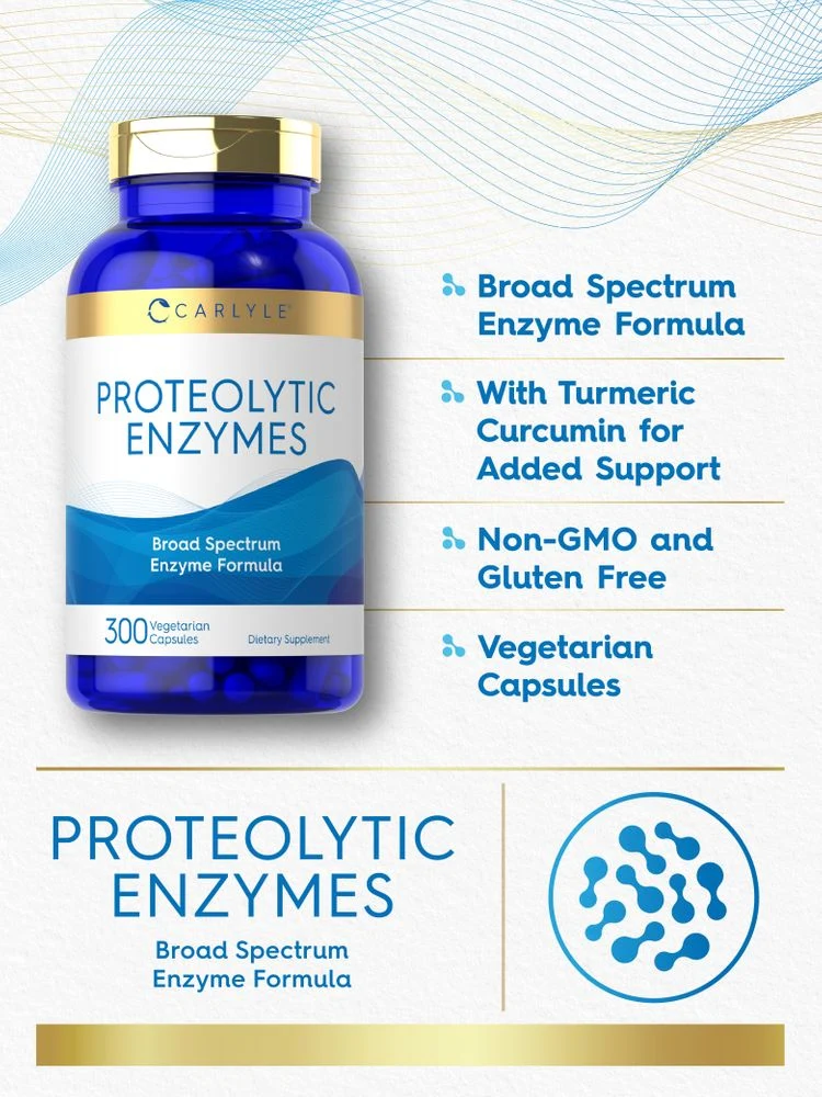 Proteolytic Enzymes | 300 Capsules - Image 4