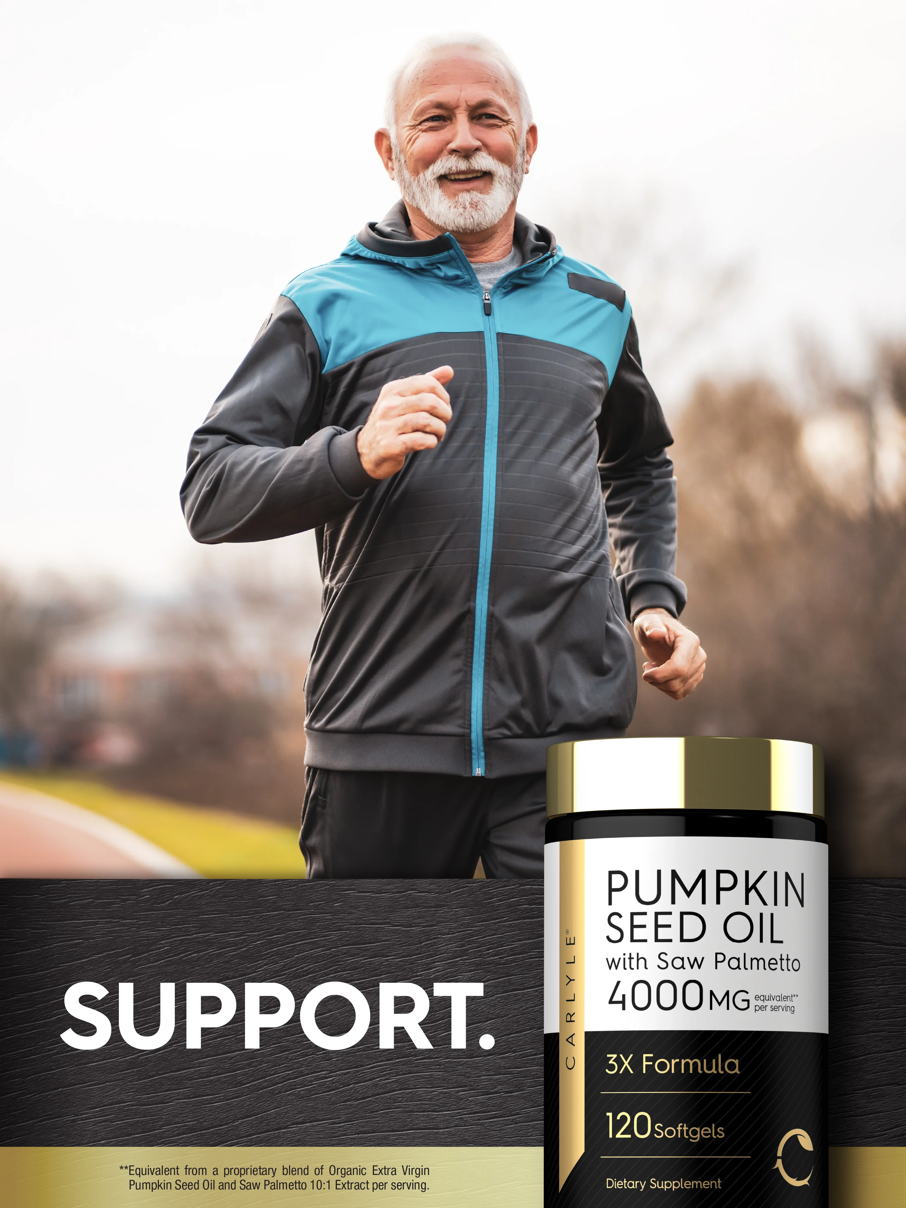 Pumpkin Seed Oil with Saw Palmetto | 120 Softgels - Image 6