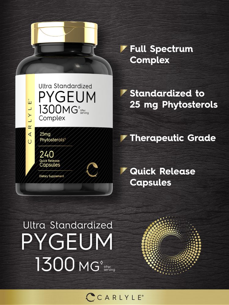 Pygeum Supplement | 240 Capsules - Image 3