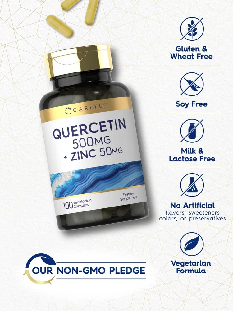 Quercetin 500mg | 100 Capsules - Image 5