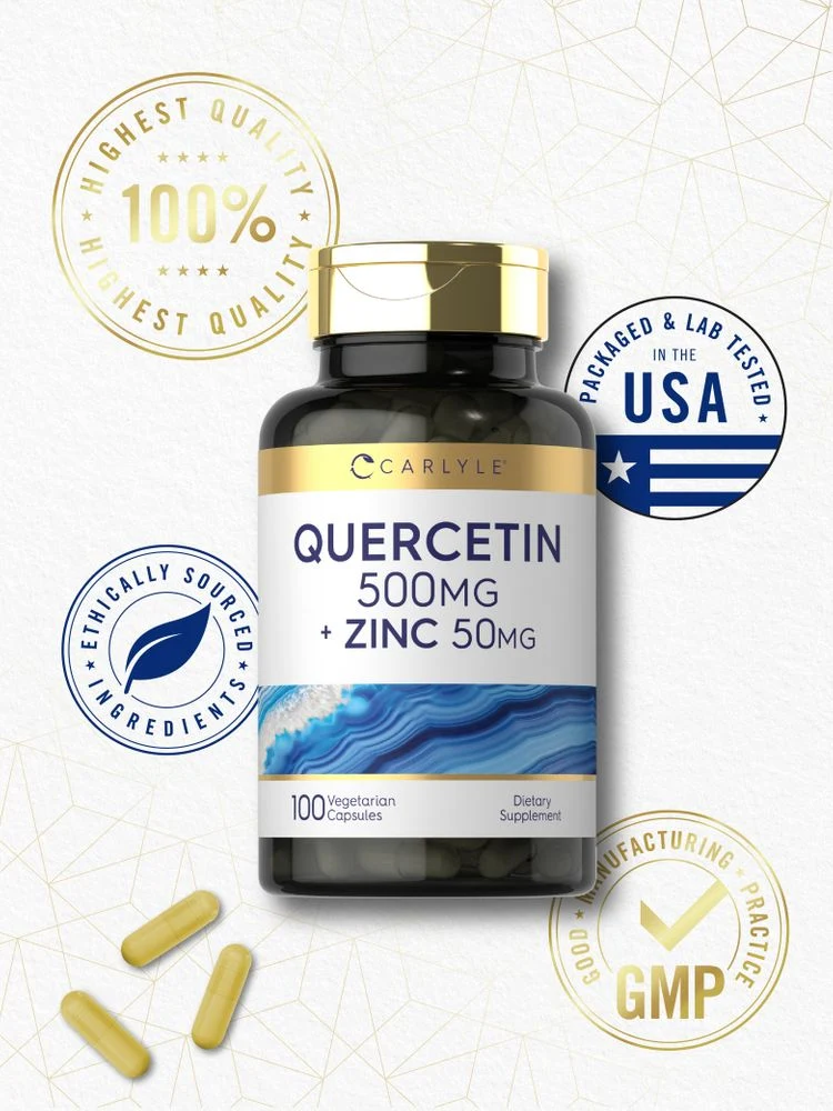 Quercetin 500mg | 100 Capsules - Image 6