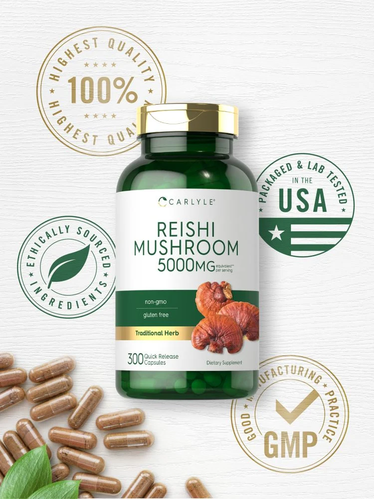 Reishi Mushroom | 300 Capsules - Image 6