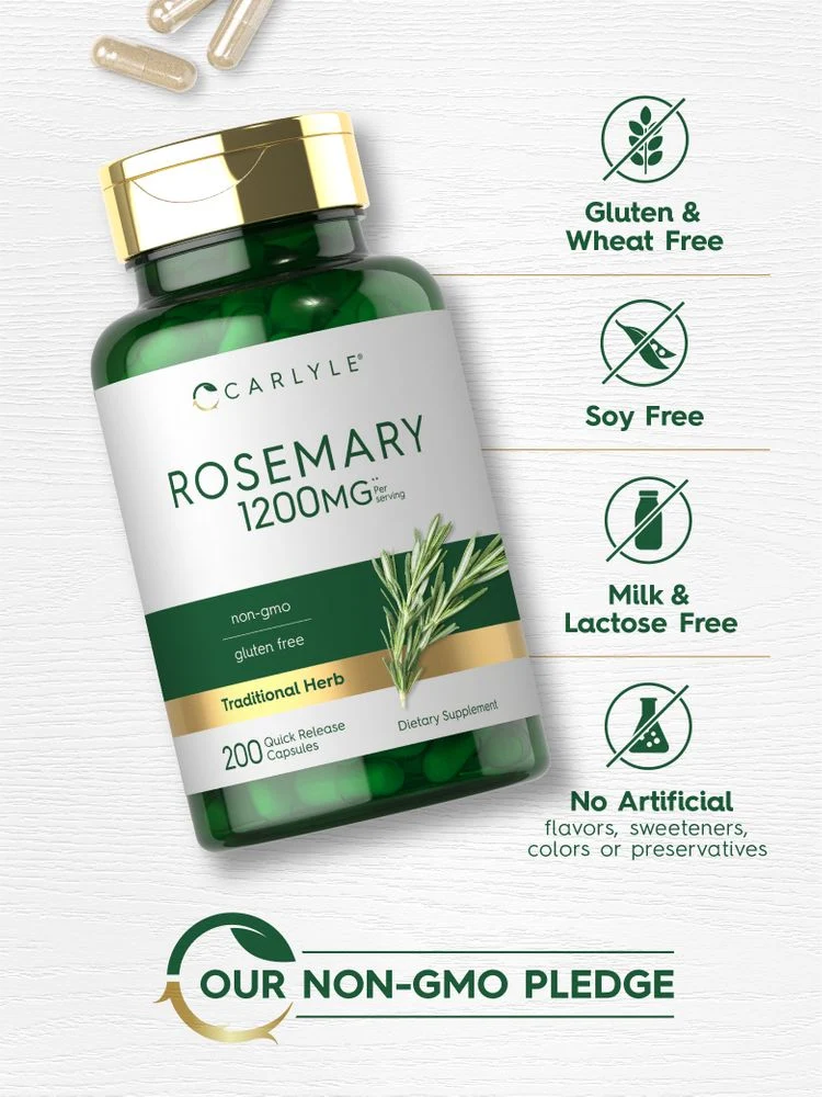 Rosemary Extract | 200 Capsules - Image 4