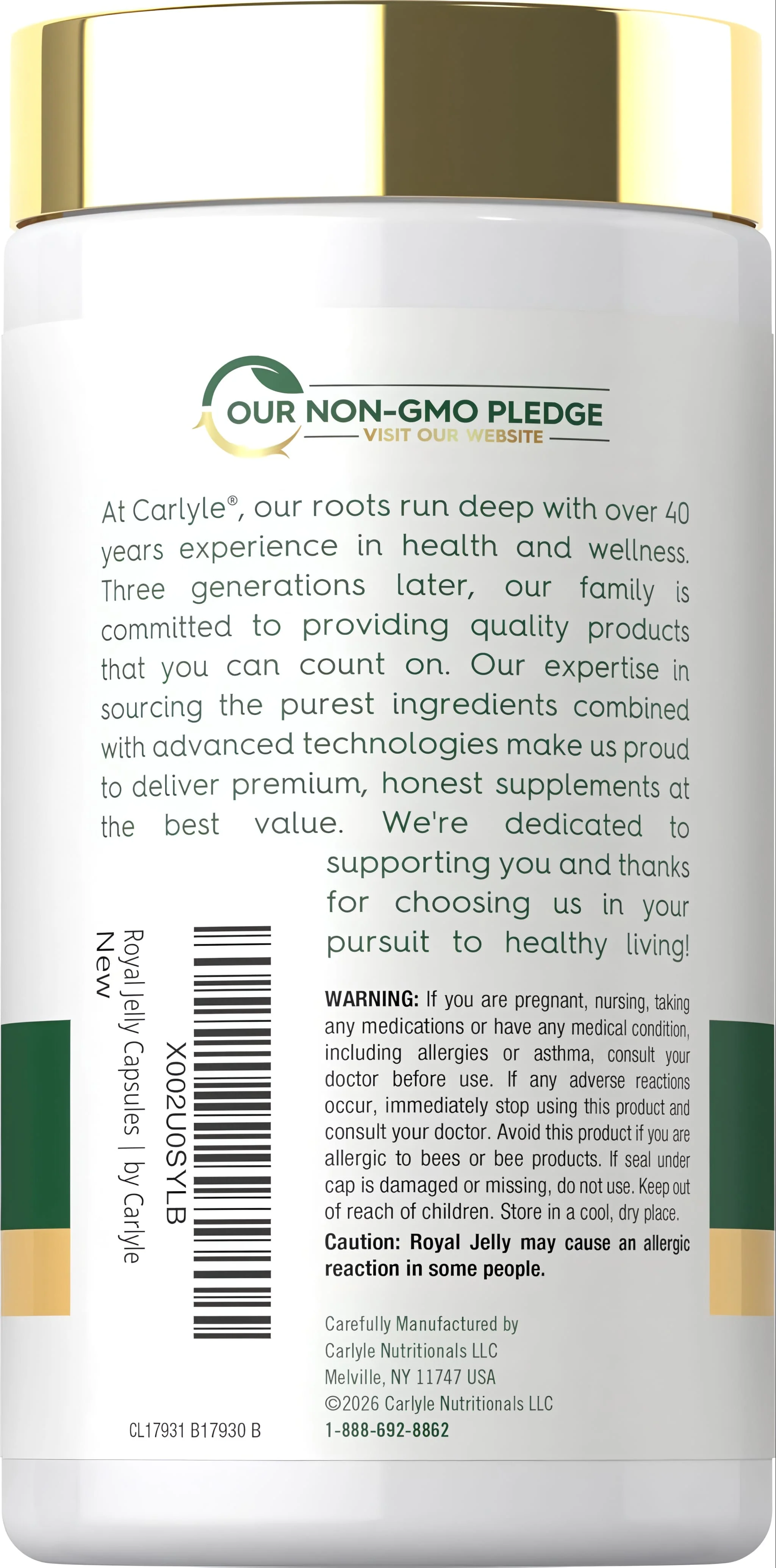 Royal Jelly | 120 Capsules - Image 3