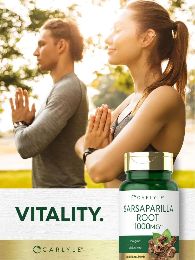 Sarsaparilla Root Supplement | 120 Capsules - Image 6