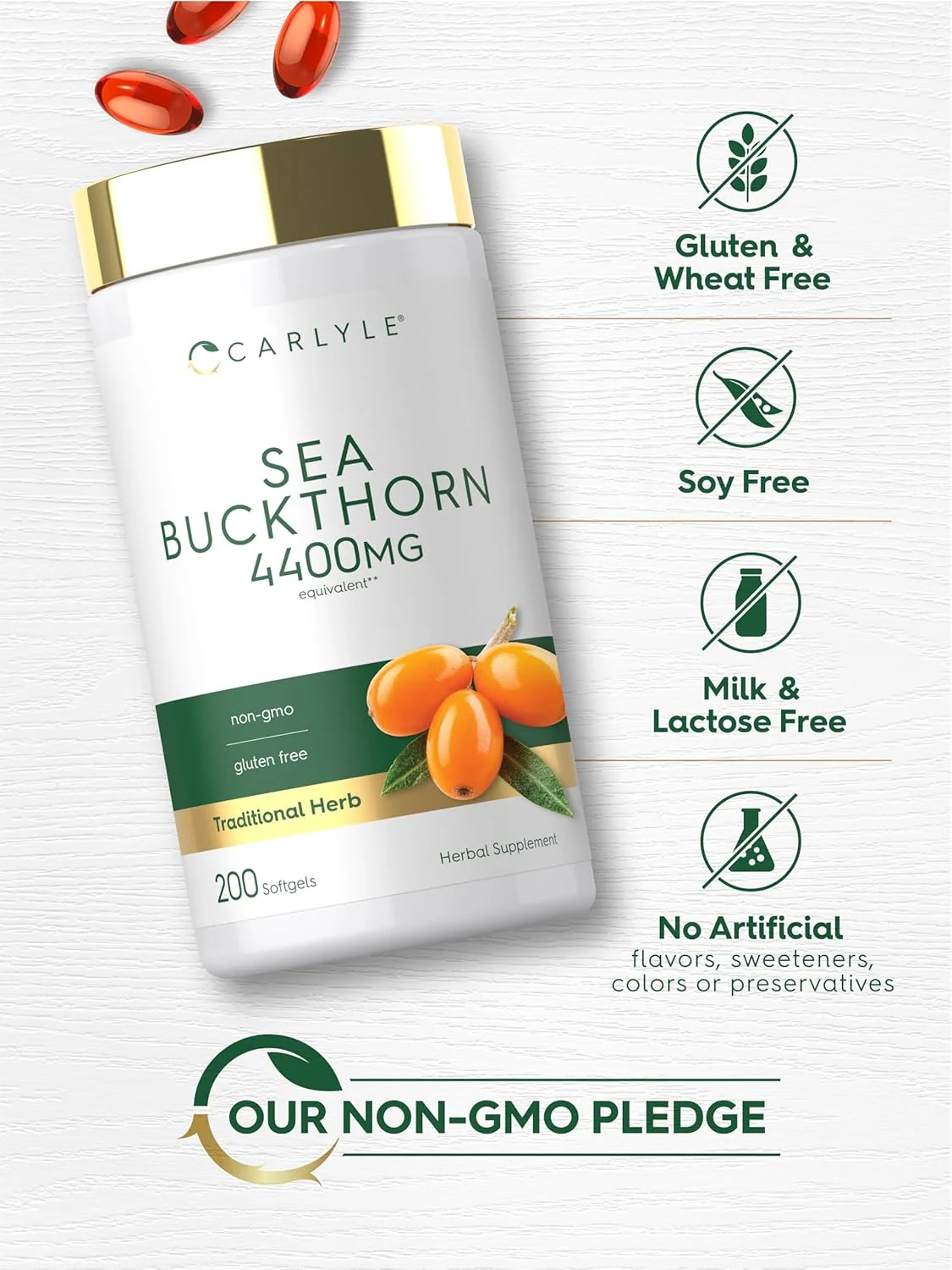 Sea Buckthorn Oil | 200 Softgels - Image 5