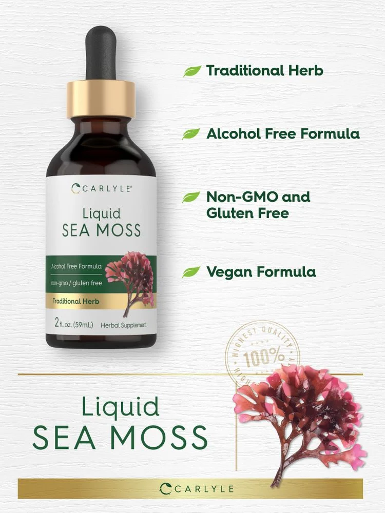 Sea Moss Liquid Drops | 2 Fl Oz - Image 4