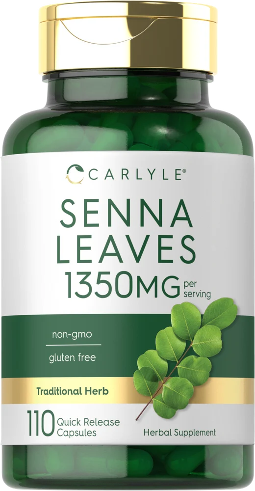 Senna Leaves Supplement | 1350 mg