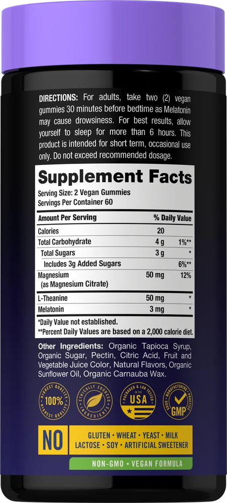 Sleep Gummies with Melatonin and Magnesium | 120 Count - Image 2