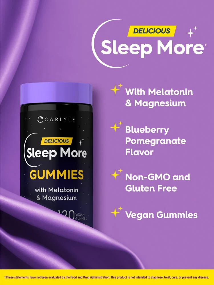 Sleep Gummies with Melatonin and Magnesium | 120 Count - Image 4