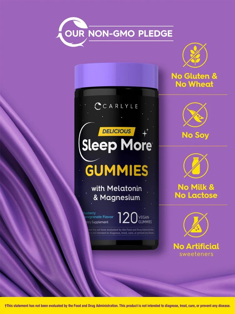 Sleep Gummies with Melatonin and Magnesium | 120 Count - Image 5