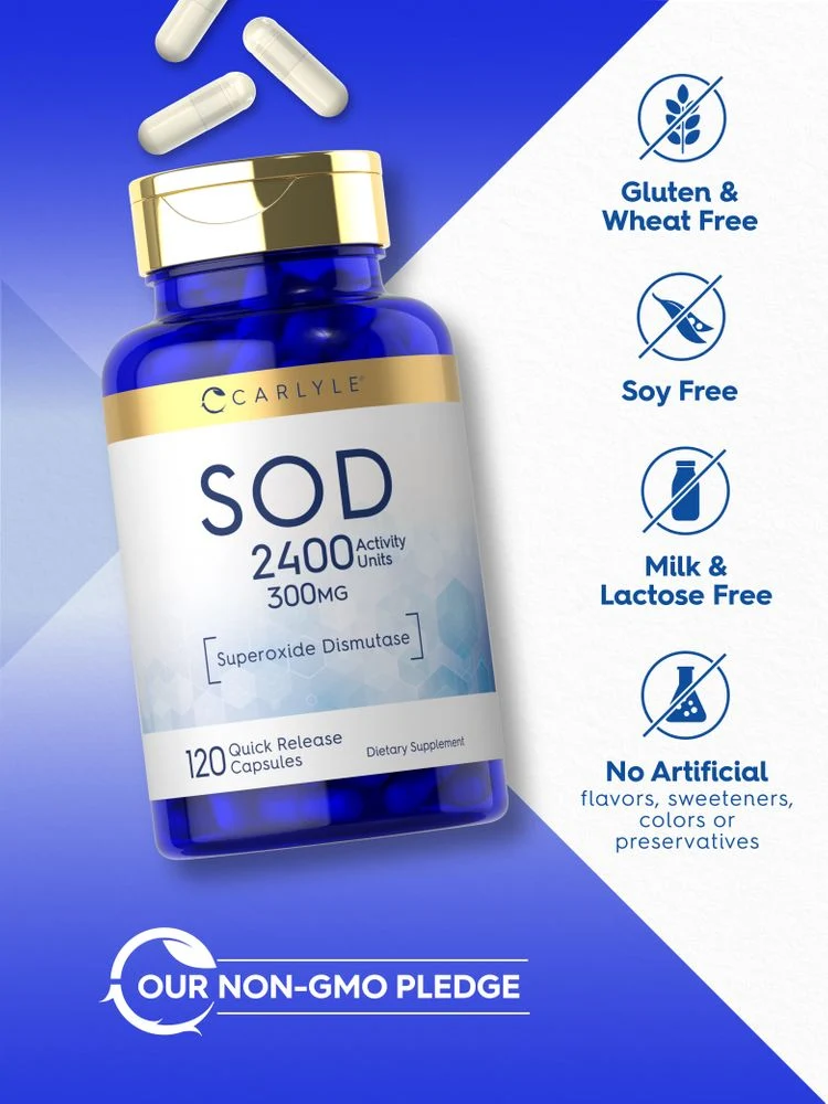 SOD 300mg | 120 Capsules - Image 4