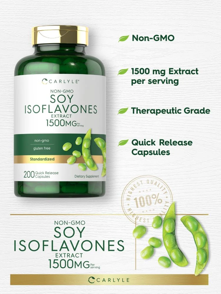 Soy Isoflavones | 200 Capsules - Image 4