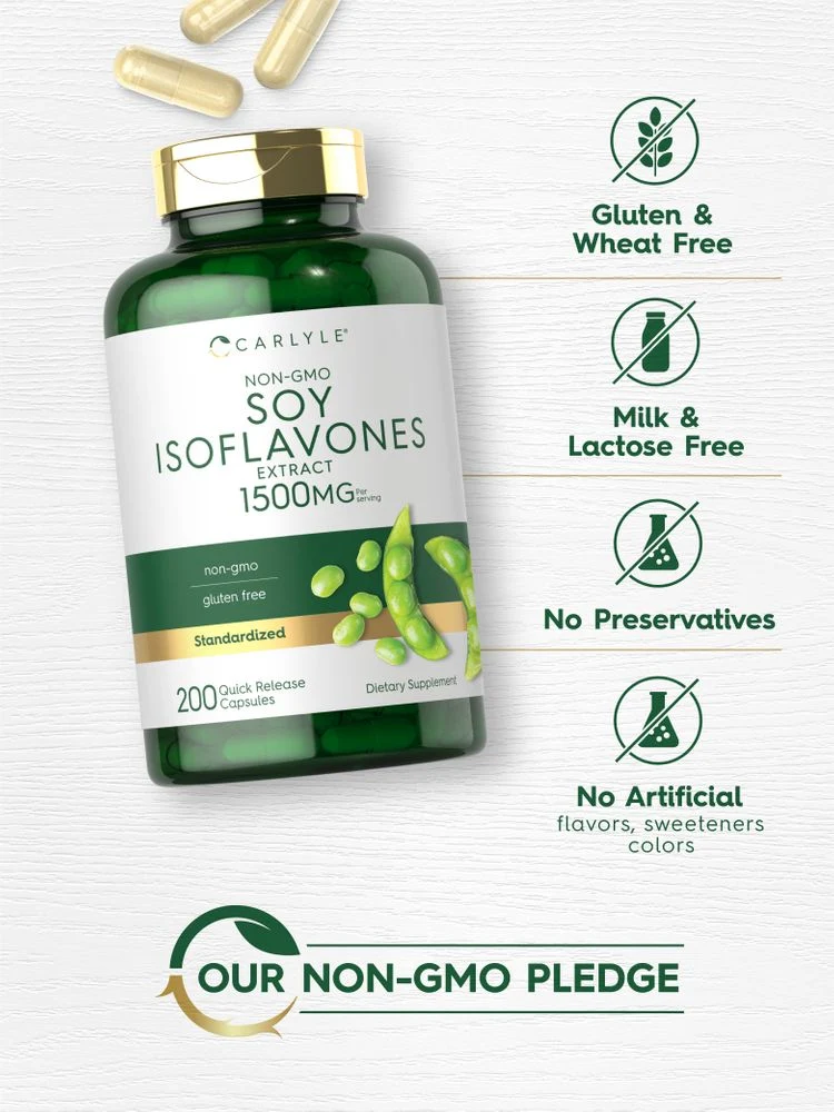 Soy Isoflavones | 200 Capsules - Image 5
