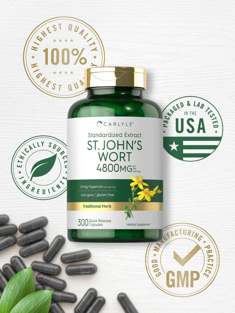 St John's Wort | 300 Capsules - Image 5