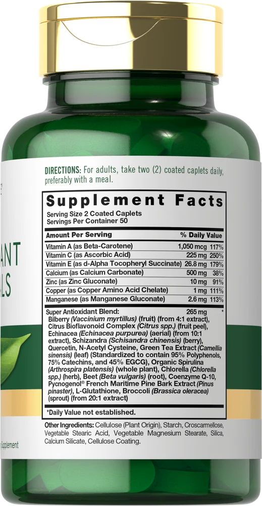 Super Antioxidants | 100 Caplets - Image 2