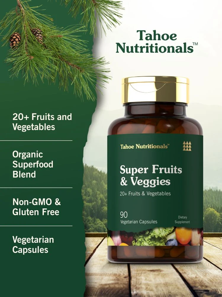 Super Fruits and Veggies | 90 Capsules - Image 4