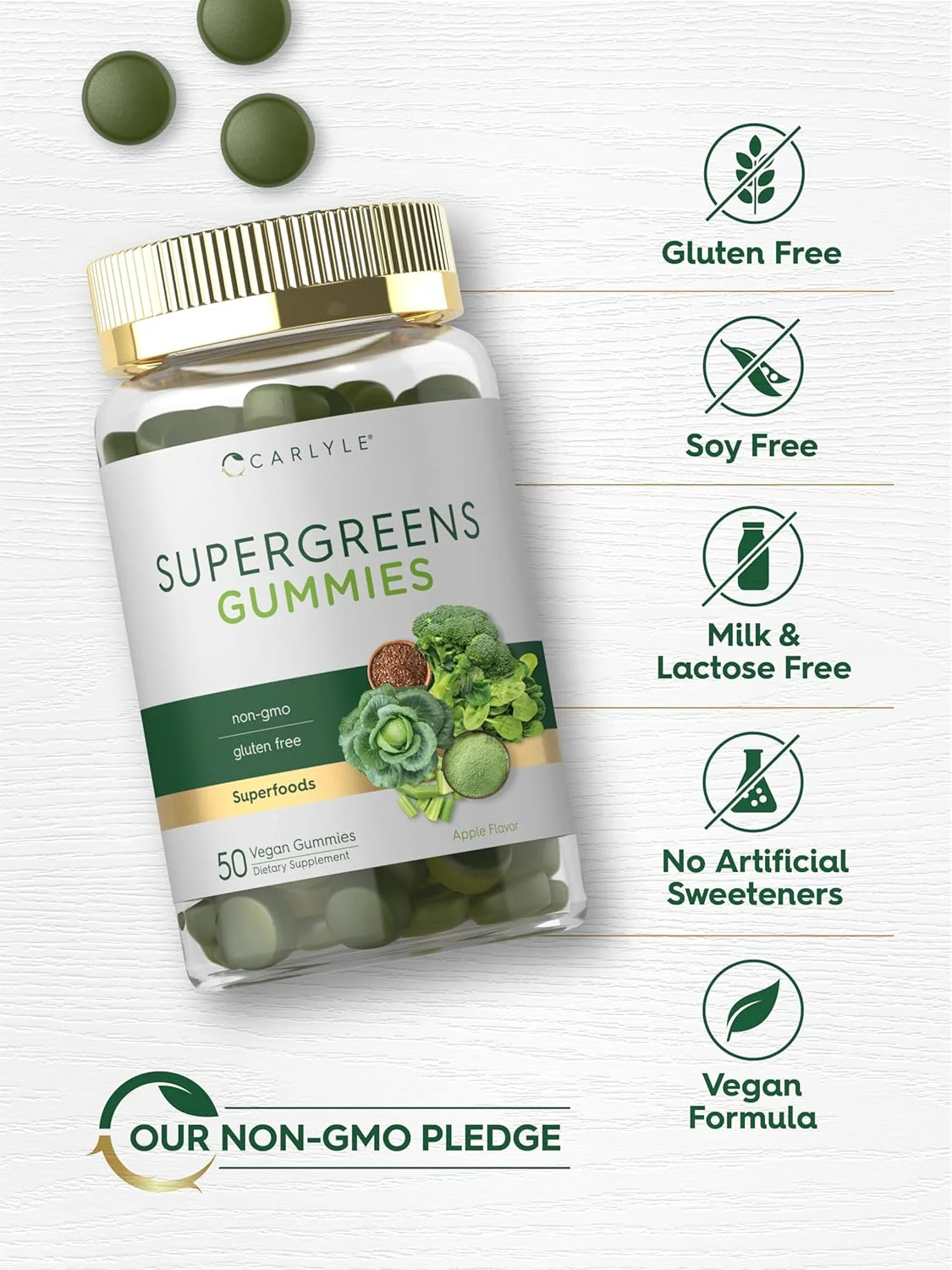 Super Greens | 50 Gummies - Image 5