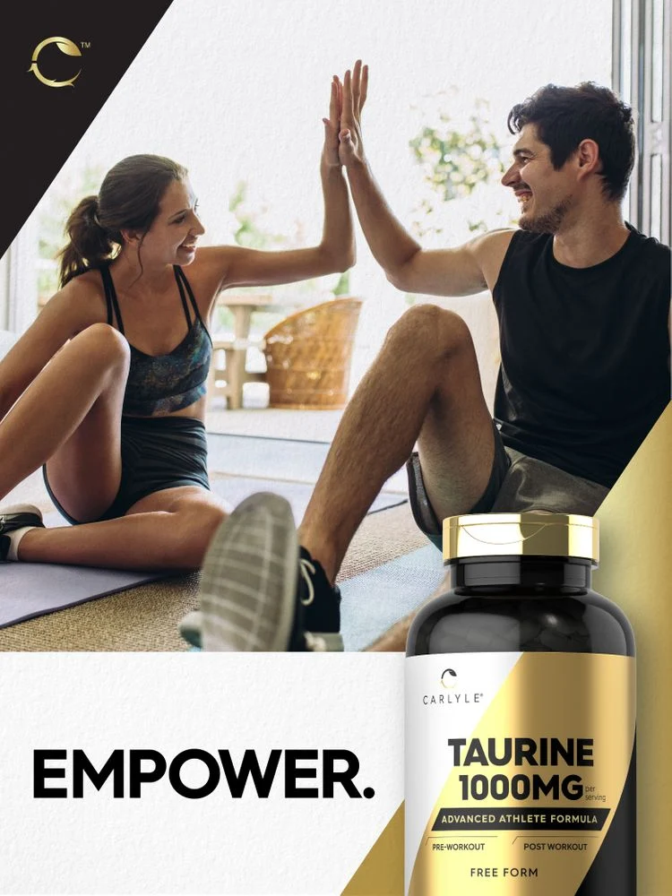 Taurine 1000mg per serving | 400 Capsules - Image 7